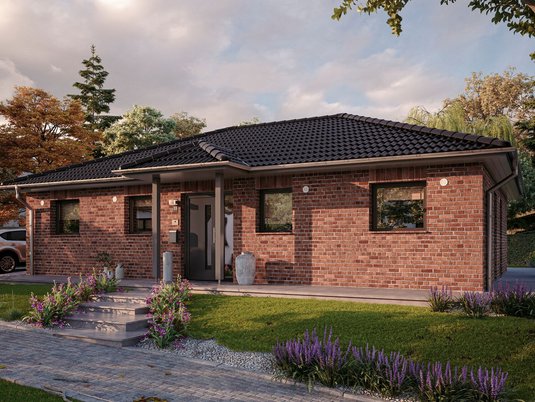 Bungalow-110-Vordach-Anthrazit-Klinker