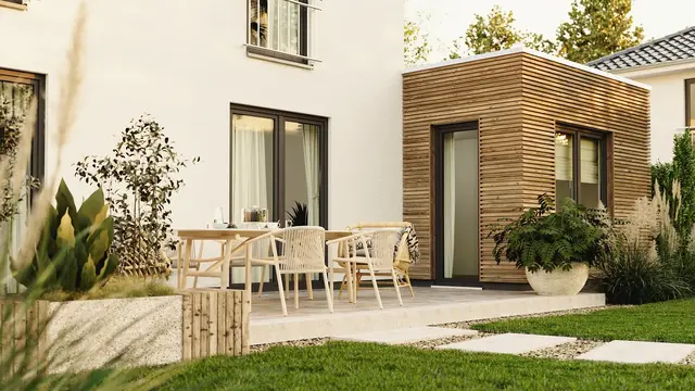 Ext_Stadthaus_Flair_124_Kubus_Holz_Garten_Fokus